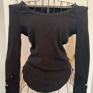 Black Free people long sleeve